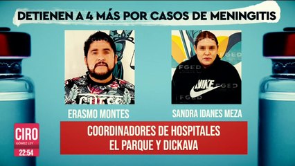 Detienen a cuatro personas más por los casos de meningitis en Durango