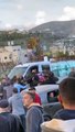لحظة انتشال 3 شهداء فلسطينيين من المركبة التي أطلقت قوات الاحتلال النار تجاهها في جبع
