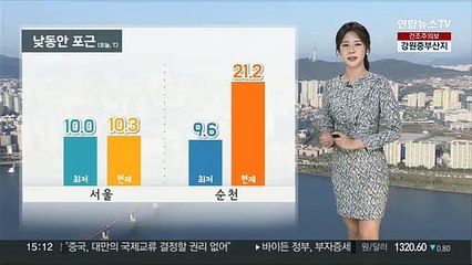 [날씨] 내일 더 따뜻…동쪽 대기 건조·화재 조심
