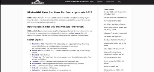 Hidden Wiki - The Hidden Wikitor