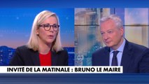 Bruno Le Maire sur la réforme des retraites : «la CGT a refusé l'invitation du président de la République pour discuter. Maintenant, c'est le temps du Parlement»
