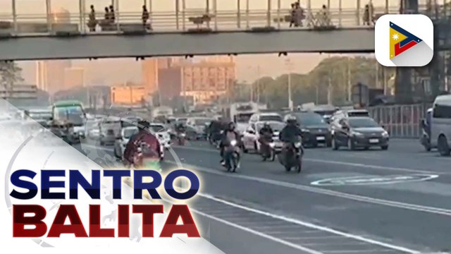 10-day dry run ng exclusive motorcycle lane sa Commonwealth Avenue sa QC, nagsimula ngayong araw