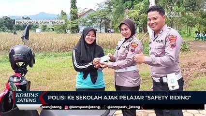 Polisi ke Sekolah Ajak Pelajar Safety Riding