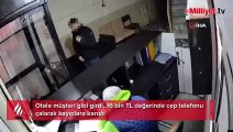 Otele müşteri gibi girdi, 16 bin TL değerinde cep telefonu çalarak kayıplara karıştı