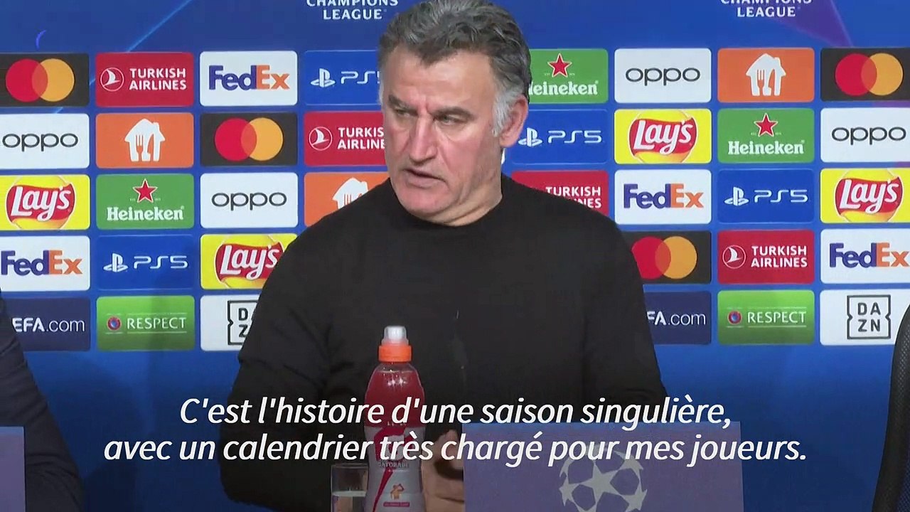 Foot/C1: réaction de Galtier après l'élimination du PSG par le Bayern
