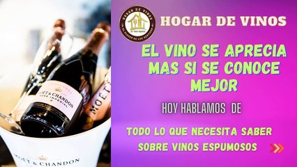 todo sobre los vinos espumosos