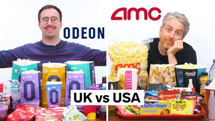 All the differences between movie theater foods in the US and the UK