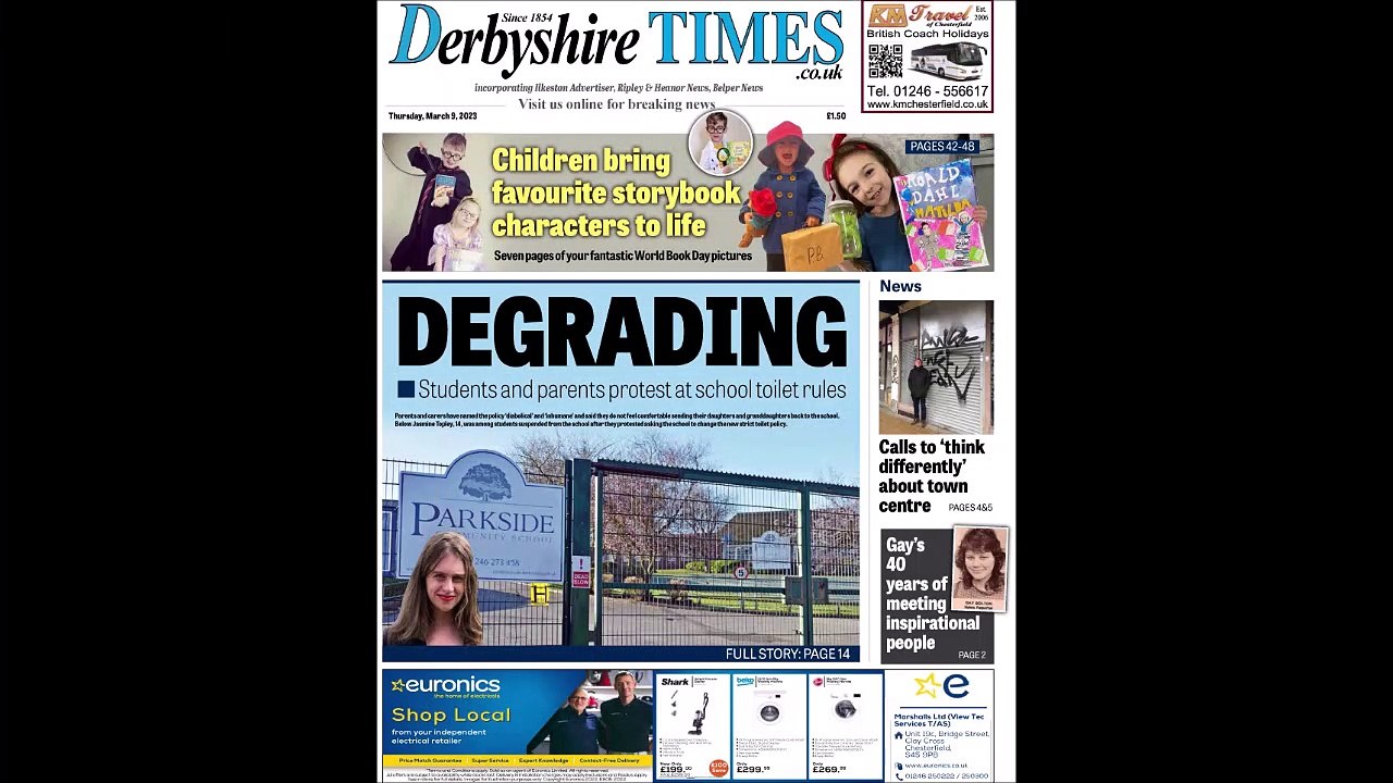 Inside this weeks Derbyshire Times 9th March