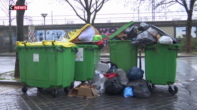 Grève des éboueurs : les poubelles débordent