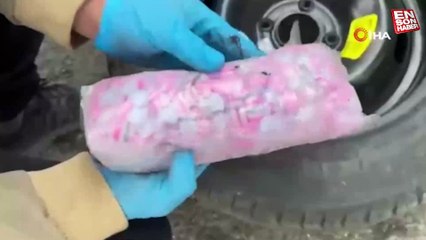 İzmir'de araç lastiğinden uyuşturucu çıktı