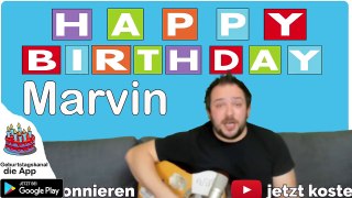 Happy Birthday, Marvin! Geburtstagsgrüße an Marvin
