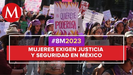 La CdMx se pintó de morado ante la presencia de las mujeres que principalmente exigen Ni Una Más
