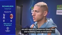 Richarlison hits out at lack of Spurs playing time after UCL exit