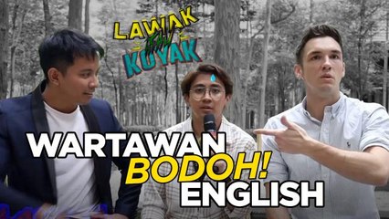 Скачать видео: Lawak Atau Koyak S2 | Wartawan bodoh english interview Mark O'Dea & Arieff Yong | Gempak Most Wanted