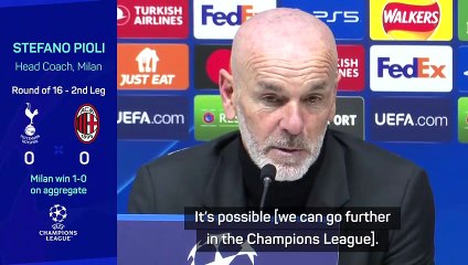 'One step at a time' - Pioli as Milan reach quarters