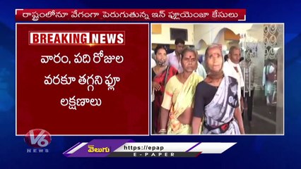 Telangana Stands 5th Position In Infuenza Cases, Harish Rao Review On Flu Virus | V6 News