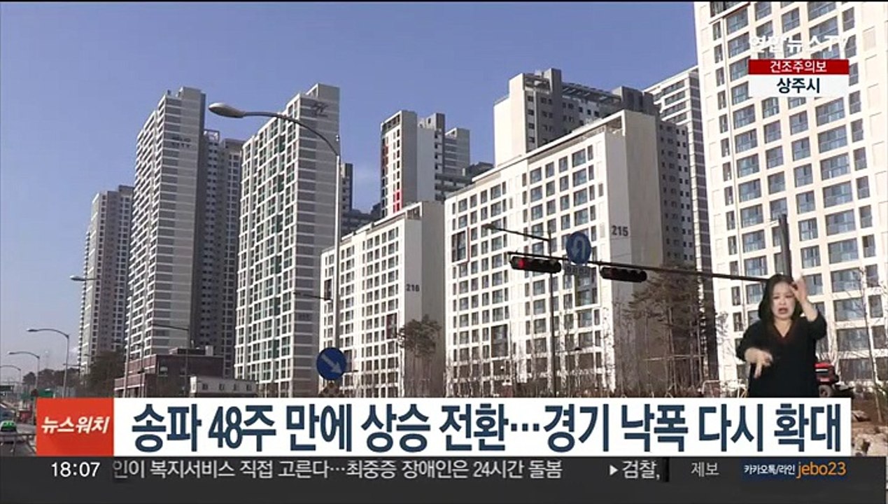 송파 48주 만에 상승 전환…경기·비수도권 낙폭 다시 확대