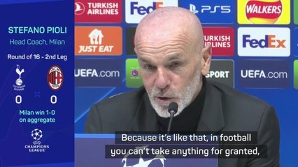 'One step at a time' - Pioli as Milan reach quarters