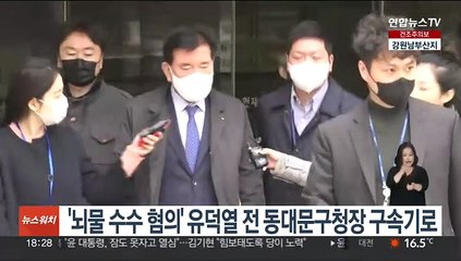 '뇌물 수수 혐의' 유덕열 전 동대문구청장 구속기로