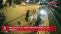 Çuvallı, sepetli kuyumcu soygunu! 5 kilo altın ve 300 bin lira çaldılar