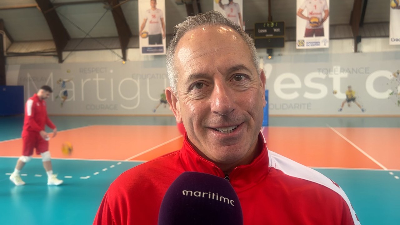 Interview maritima: Christophe Charroux avant la "finale" entre Martigues Volley et Fréjus