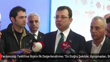 İmamoğlu'ndan, Cumhurbaşkanı Yardımcılığı Teklifine İlişkin İlk Değerlendirme: "En Doğru Şekilde, Ayrışmadan, Bütünleşerek Yola Devam Etme Meselesi....