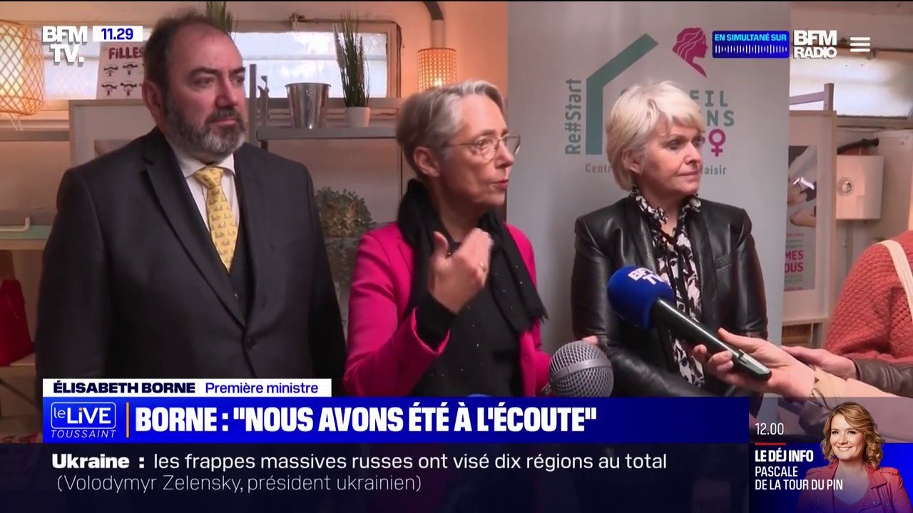 Élisabeth Borne sur la mobilisation contre la réforme des retraites: "On a été à l'écoute (...) et on reste à l'écoute"