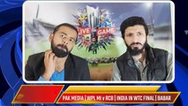Pakistani Media Babar Azam On India WC, India In WTC Final, WPL MI vs RCB Today _ Pak Media On India