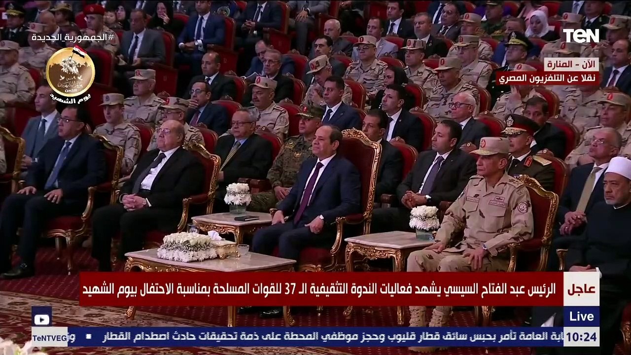 جيلا فجيلا تعاهدنا لها قمسا على الشهادة إن نادى مناديها.. كلمات من مؤثرة من العميد ياسر وهبة