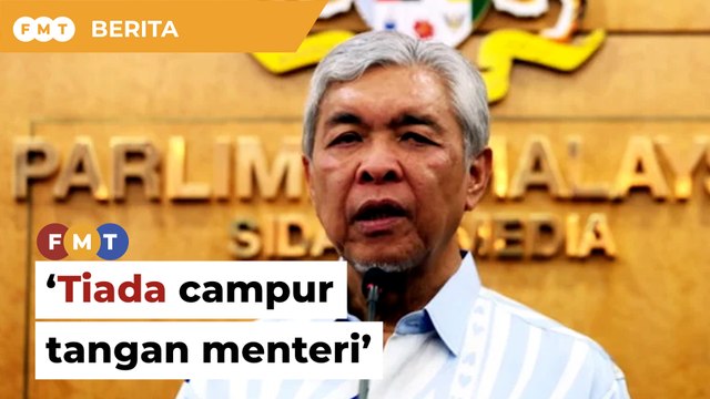 Tiada campur tangan dalam keputusan menteri dalam negeri, kata Zahid