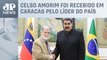 Maduro recebe chefe da assessoria especial de Lula na Venezuela para ‘acentuar relações’