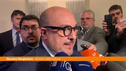 Sangiuliano "La lettura è come l'ossigeno"