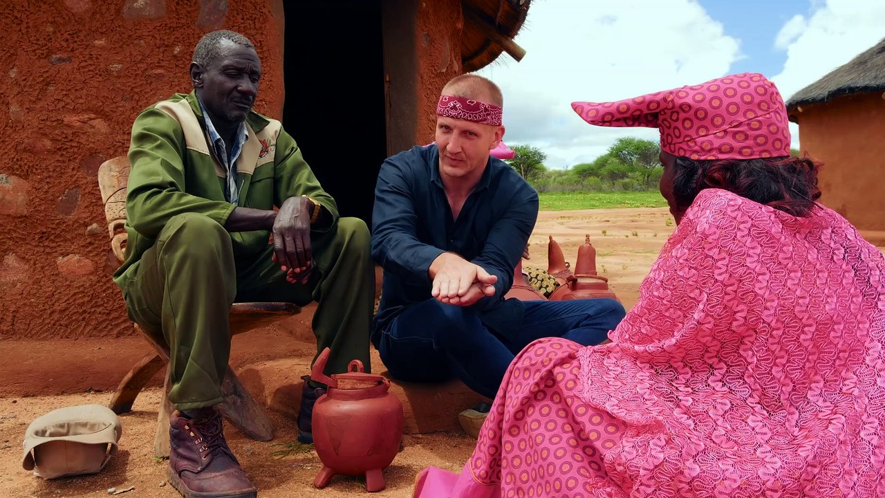 Namibia's Village DAIRY FACTORY! Drinking Sour Milk with the Herero ...