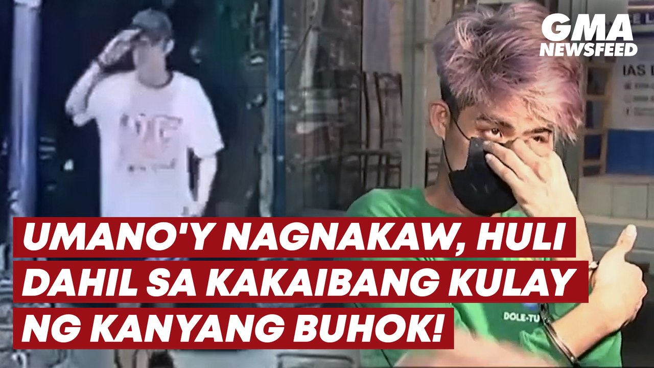 Umano'y nagnakaw, huli dahil sa kakaibang kulay ng kanyang buhok! | GMA News Feed