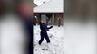 Six-year-old boy knocks himself unconscious - with a snowball
