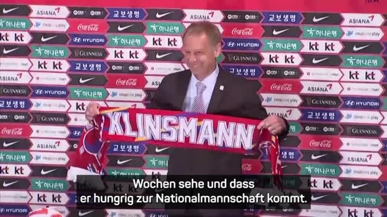Klinsmann freut sich auf Son und Andi Herzog