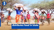 Steering Committee on Drought distributes food in Isiolo
