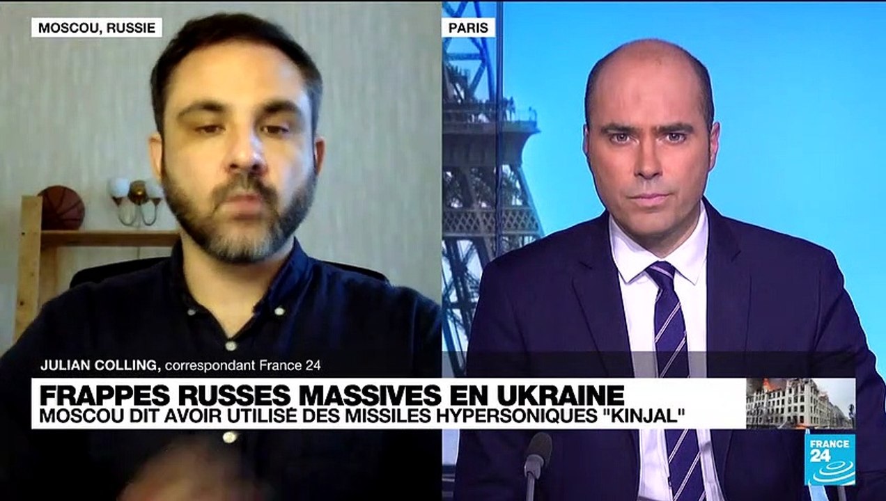 Frappes russes en Ukraine : Moscou dit avoir utilisé des missiles hypersoniques "Kinjal"
