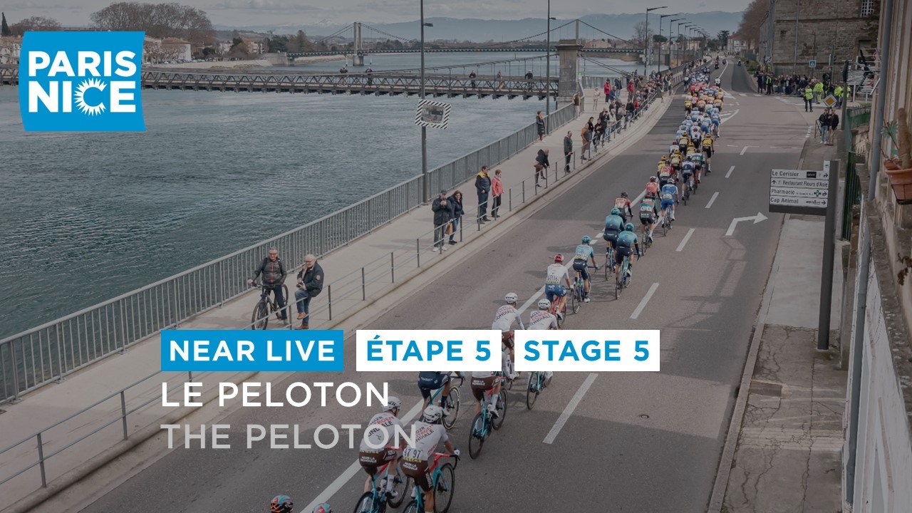 Le peloton / The peloton - Étape 5 / Stage 5 - #ParisNice 2023