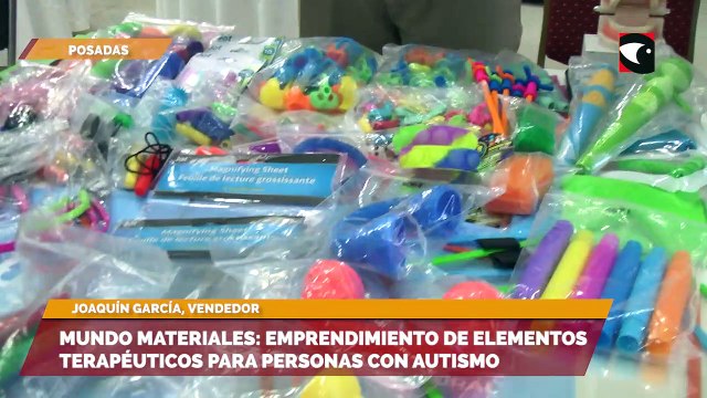 Mundo Materiales: emprendimiento de elementos terapéuticos para personas con autismo en Posadas