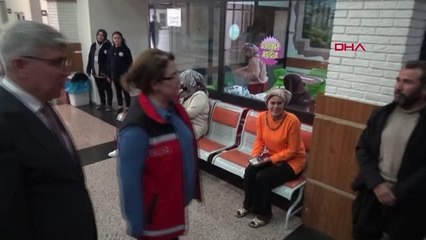 BAKAN YANIK HASTANEDE YARALILARI ZİYARET ETTİ