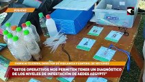 “Estos operativos nos permiten tener un diagnóstico de los niveles de infestación de Aedes Aegypti”, destacó el director de vigilancia y control de vectores