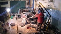 TIMELAPSE - Complete rebuild of 1968 Ford Mustang Fastback in 5 Minutes