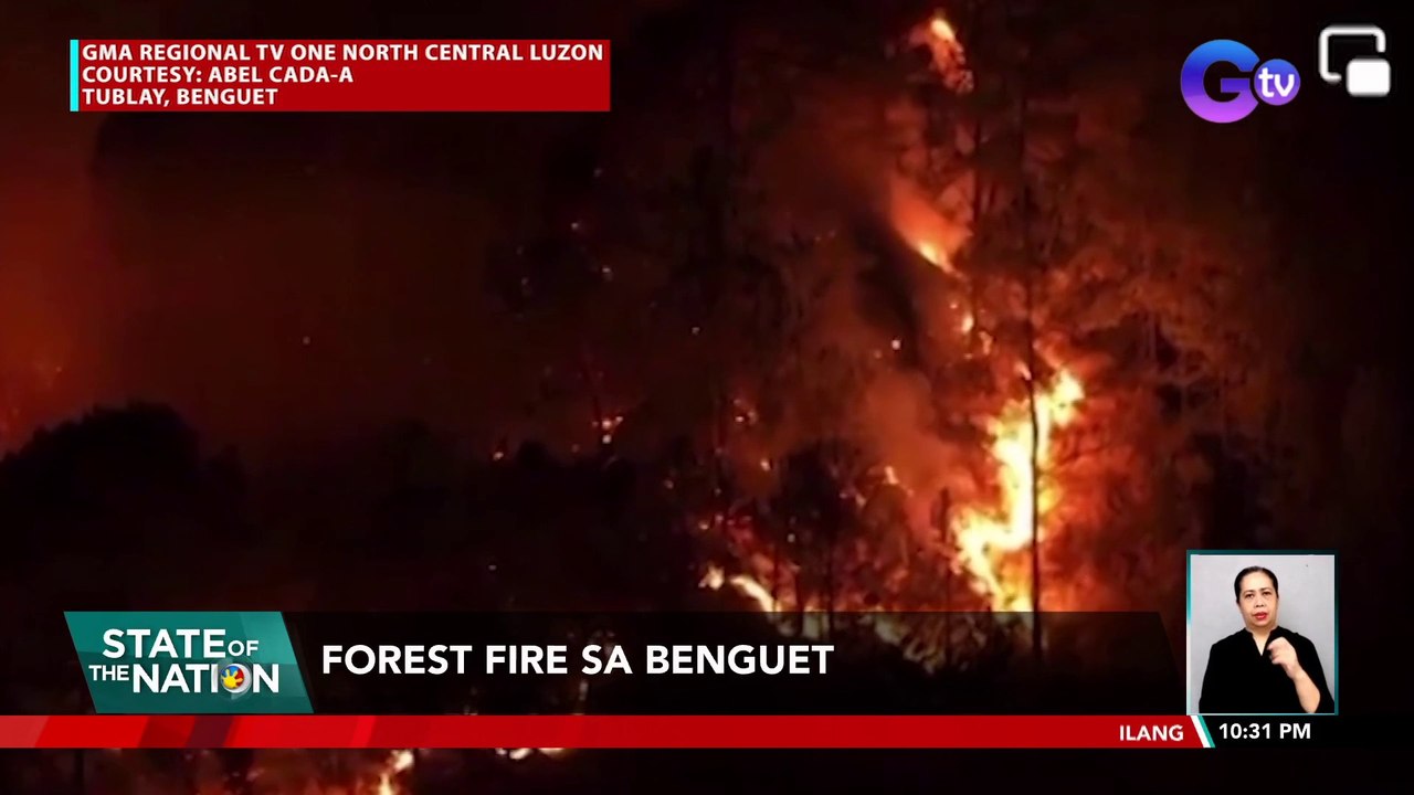 Forest fire sa Benguet | SONA