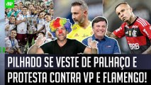 MEU DEUS! Pilhado se veste de PALHAÇO e DETONA o Flamengo de Vítor Pereira: 