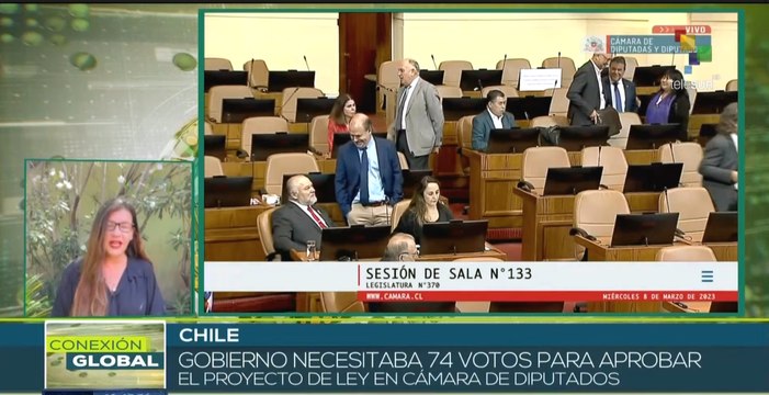 Cámara de Diputados de Chile rechaza reforma tributaria gubernamental
