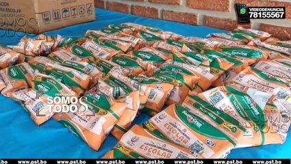 EL ALCALDE JOHNNY FERNÁNDEZ, EL DÍA DE HOY HIZO LA ENTREGA DE DESAYUNO PARA INICIAL, PRIMARIA Y SECUNDARIA