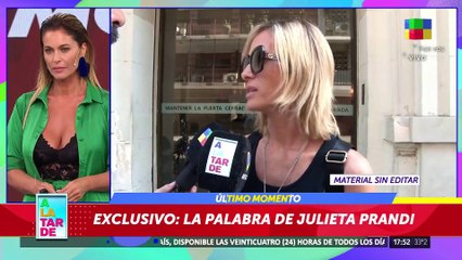 Julieta Prandi habló al enterarse que su ex va a juicio por por abuso sexual agravado reiterado, además de violencia económica y psicológica