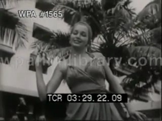 Hotel Jaragua, desfile de moda - años 50