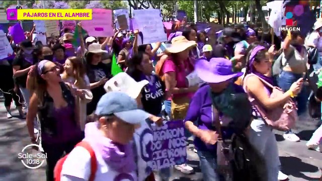 Famosas solidarias con marcha por el Día Internacional de la Mujer